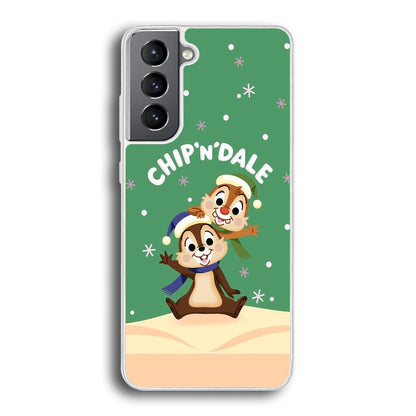 Chip N Dale Snow Night Samsung Galaxy S21 Plus Case-Oxvistore