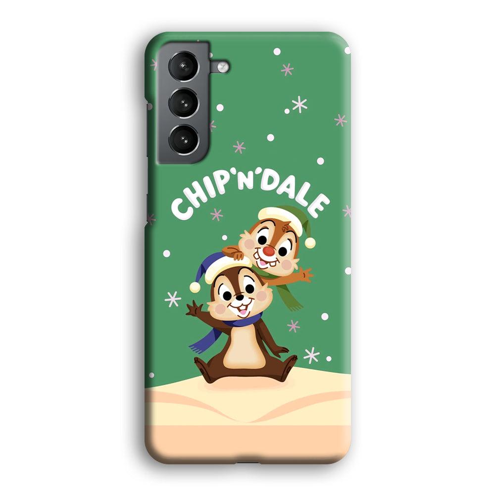 Chip N Dale Snow Night Samsung Galaxy S21 Plus Case-Oxvistore