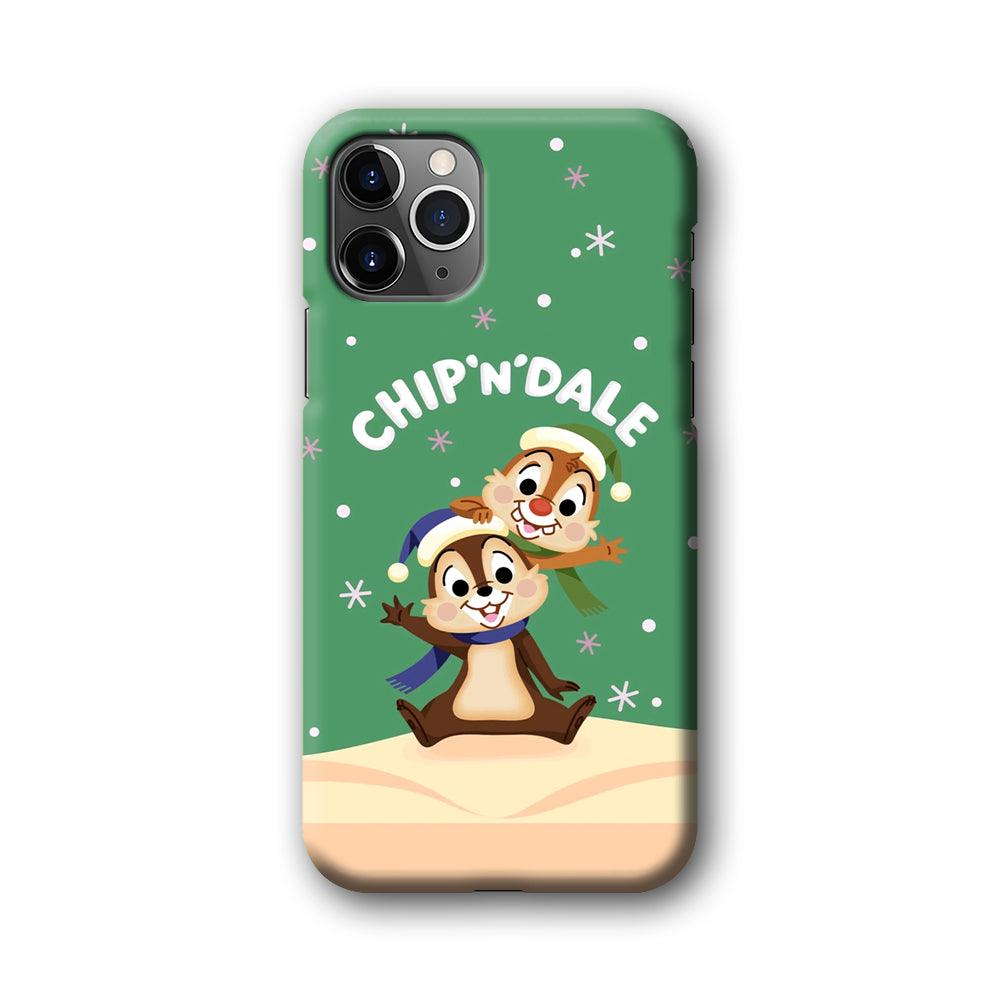 Chip N Dale Snow Night iPhone 11 Pro Case-Oxvistore