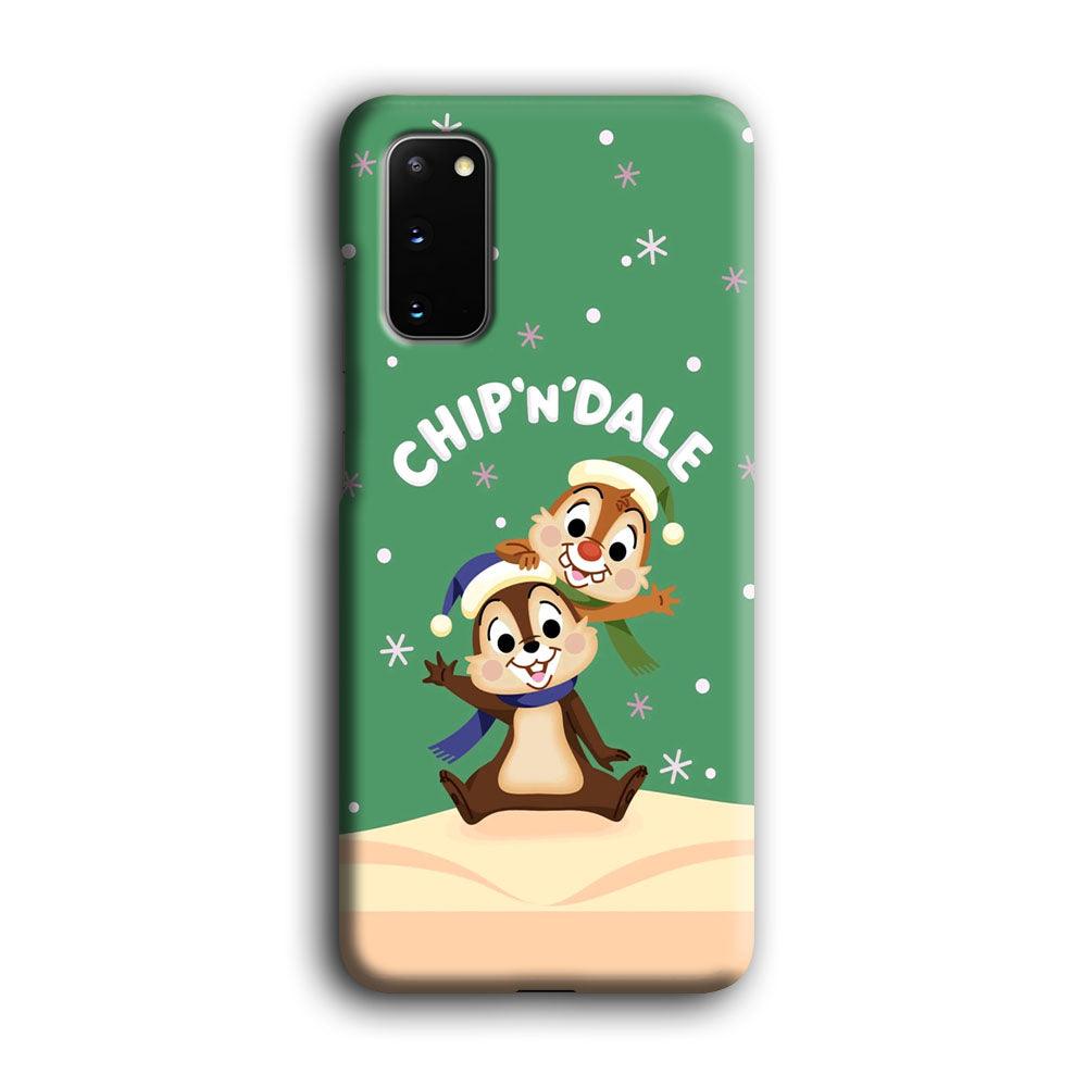 Chip N Dale Snow Night Samsung Galaxy S20 Case-Oxvistore