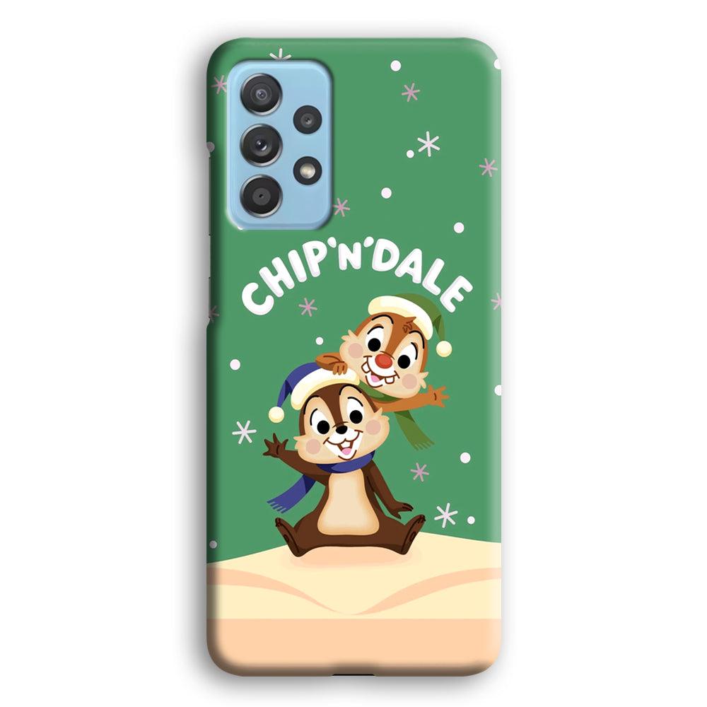 Chip N Dale Snow Night Samsung Galaxy A52 Case-Oxvistore