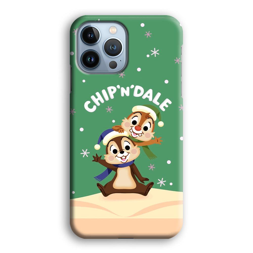 Chip N Dale Snow Night iPhone 14 Pro Max Case-Oxvistore