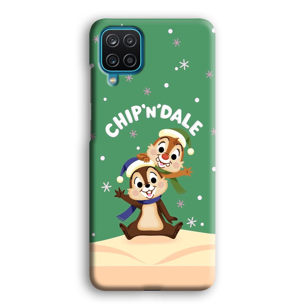 Chip N Dale Snow Night Samsung Galaxy A12 Case-Oxvistore