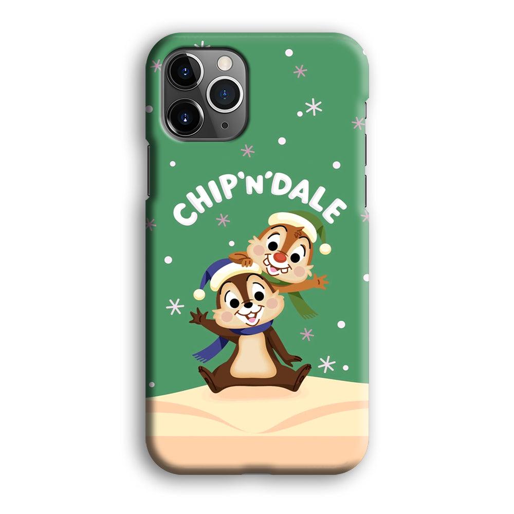 Chip N Dale Snow Night iPhone 12 Pro Case-Oxvistore