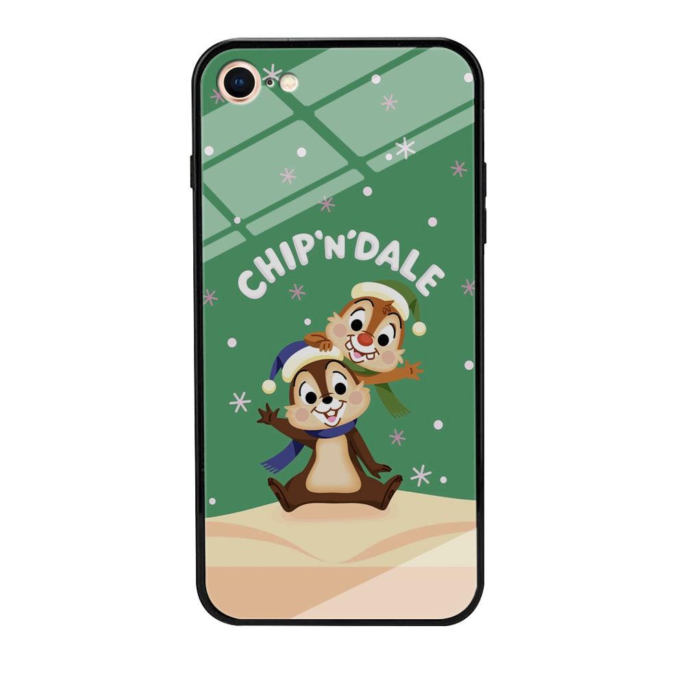 Chip N Dale Snow Night iPhone 8 Case-Oxvistore