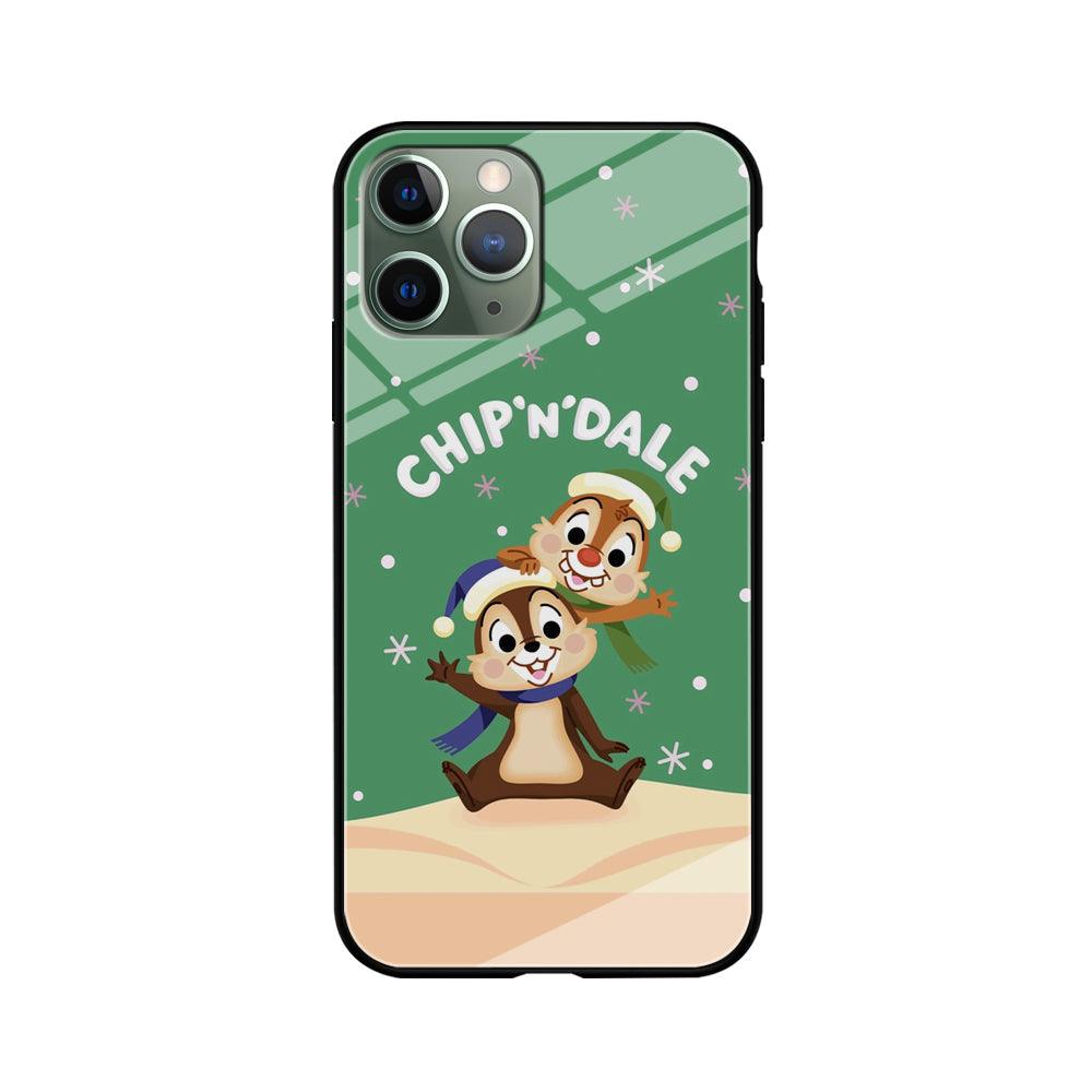 Chip N Dale Snow Night iPhone 11 Pro Case-Oxvistore