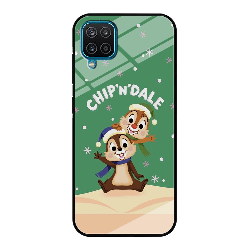 Chip N Dale Snow Night Samsung Galaxy A12 Case-Oxvistore