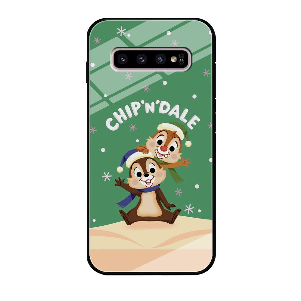 Chip N Dale Snow Night Samsung Galaxy S10 Plus Case-Oxvistore