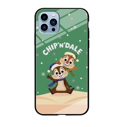 Chip N Dale Snow Night iPhone 12 Pro Case-Oxvistore