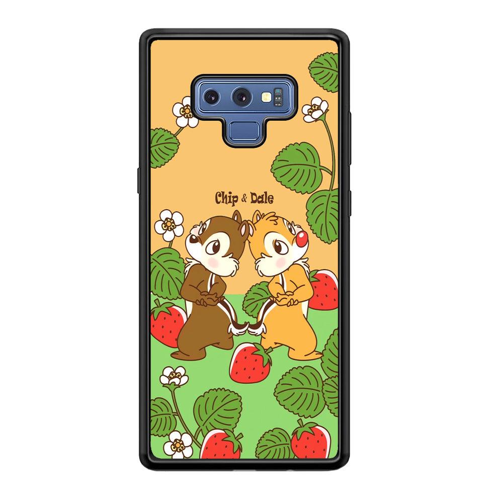 Chip N Dale Strawberry Field Samsung Galaxy Note 9 Case-Oxvistore