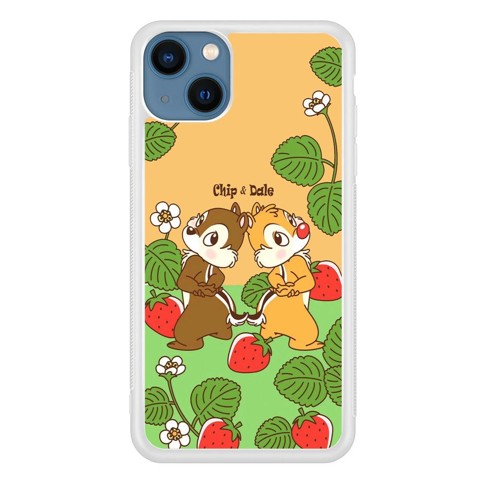 Chip N Dale Strawberry Field iPhone 13 Case-Oxvistore