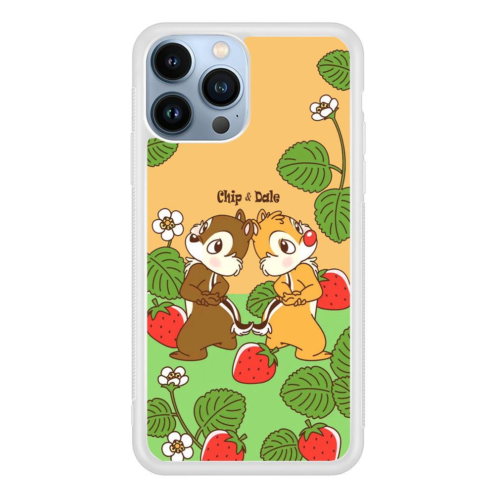 Chip N Dale Strawberry Field iPhone 14 Pro Max Case-Oxvistore