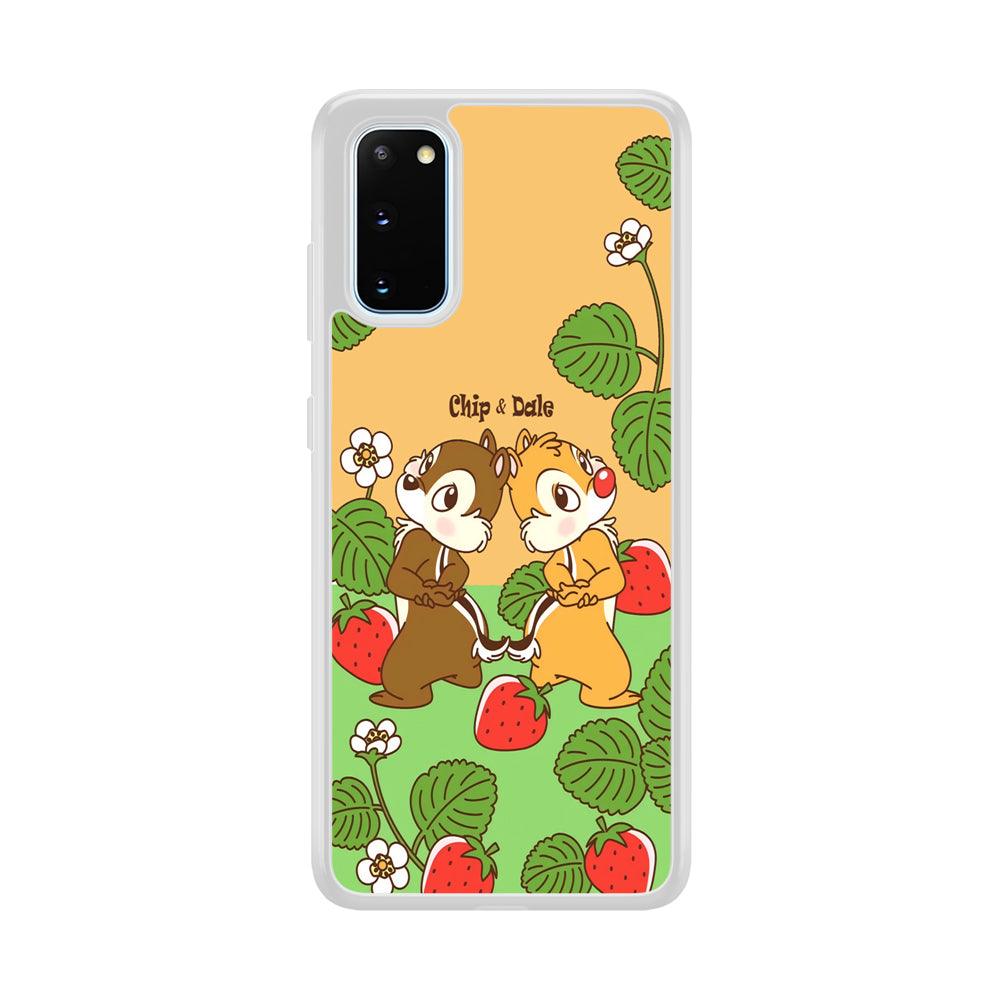 Chip N Dale Strawberry Field Samsung Galaxy S20 Case-Oxvistore