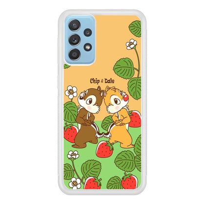 Chip N Dale Strawberry Field Samsung Galaxy A52 Case-Oxvistore