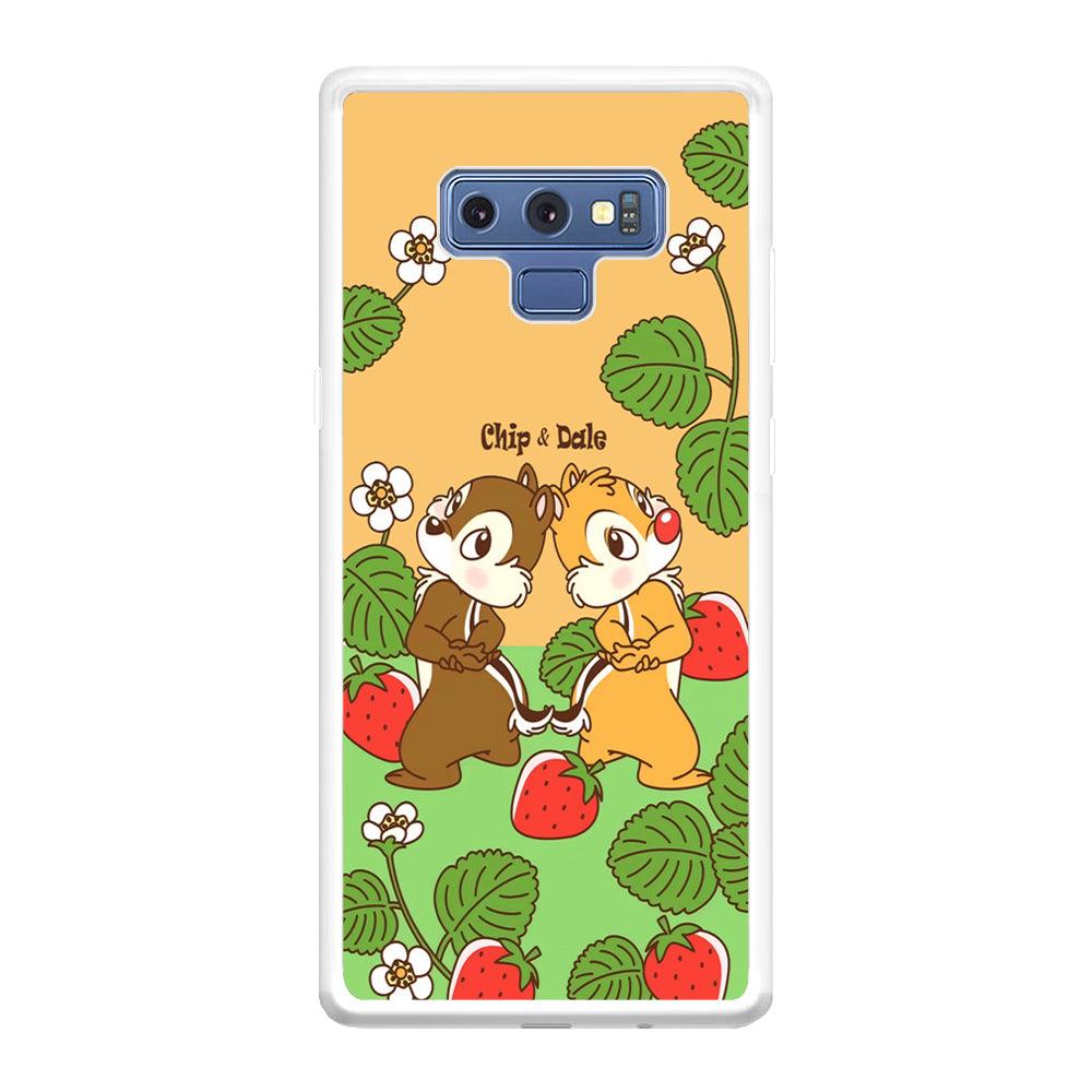 Chip N Dale Strawberry Field Samsung Galaxy Note 9 Case-Oxvistore