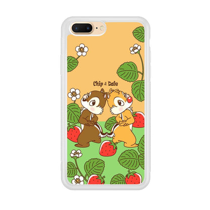 Chip N Dale Strawberry Field iPhone 8 Plus Case-Oxvistore