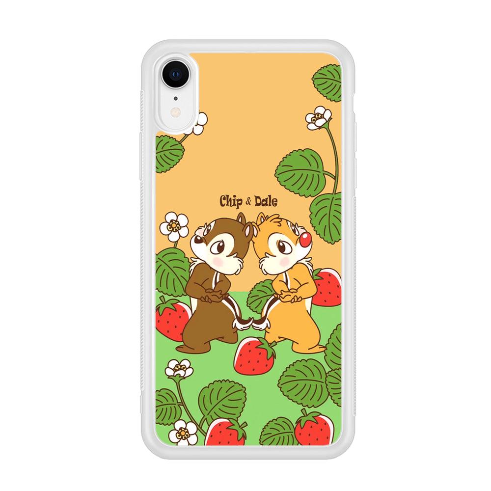 Chip N Dale Strawberry Field iPhone XR Case-Oxvistore