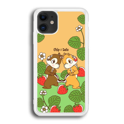 Chip N Dale Strawberry Field iPhone 12 Case-Oxvistore