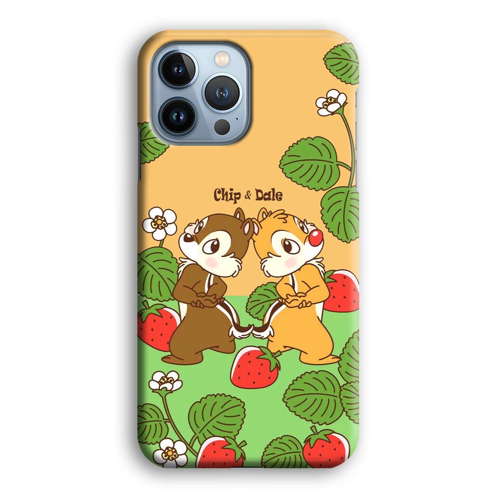 Chip N Dale Strawberry Field iPhone 15 Pro Max Case-Oxvistore