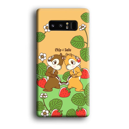 Chip N Dale Strawberry Field Samsung Galaxy Note 8 Case-Oxvistore