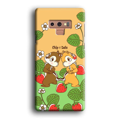 Chip N Dale Strawberry Field Samsung Galaxy Note 9 Case-Oxvistore