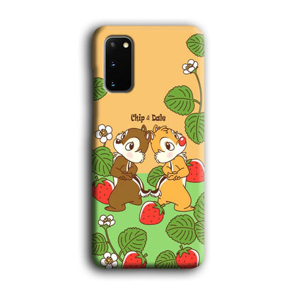 Chip N Dale Strawberry Field Samsung Galaxy S20 Case-Oxvistore