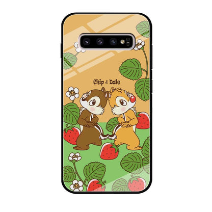 Chip N Dale Strawberry Field Samsung Galaxy S10 Plus Case-Oxvistore