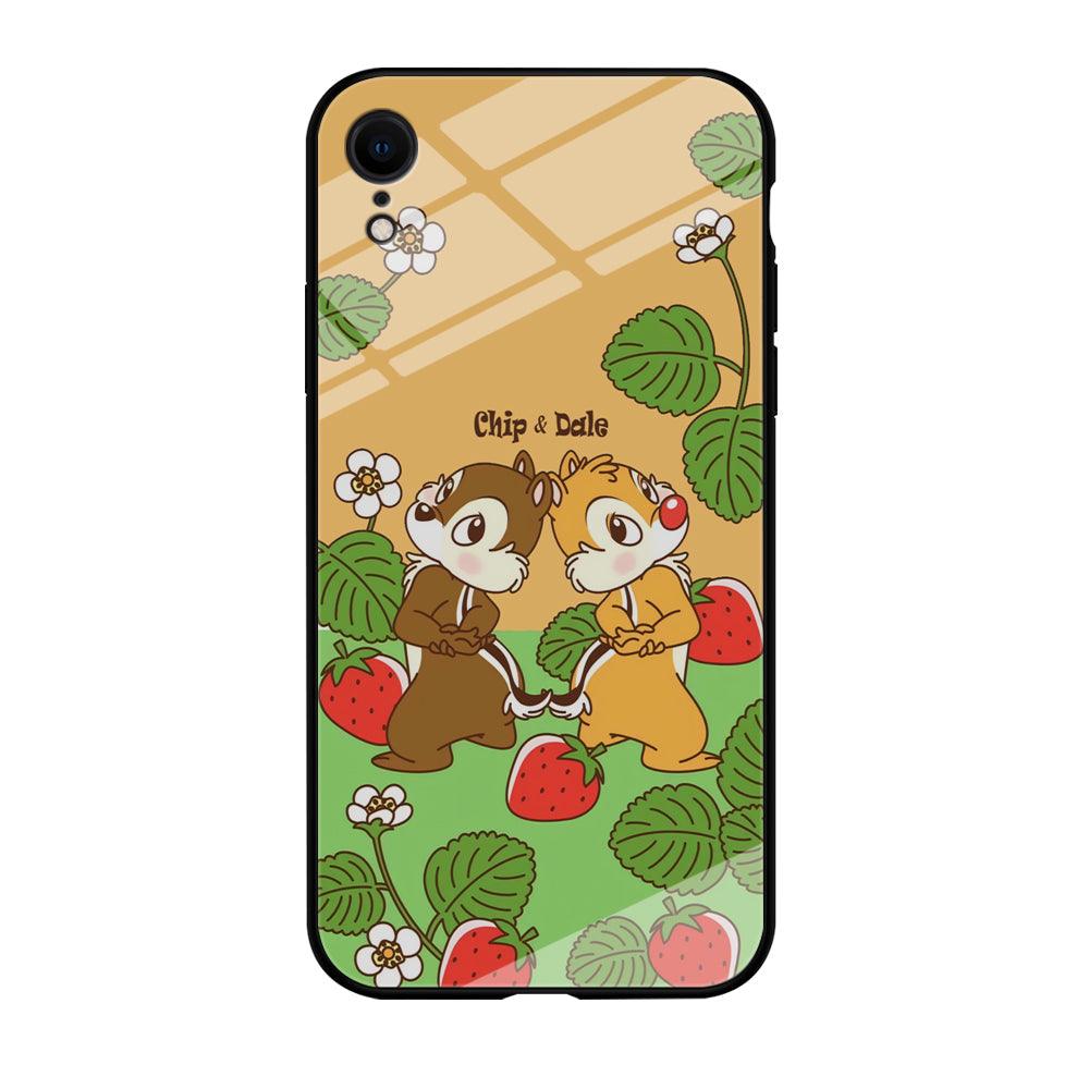 Chip N Dale Strawberry Field iPhone XR Case-Oxvistore