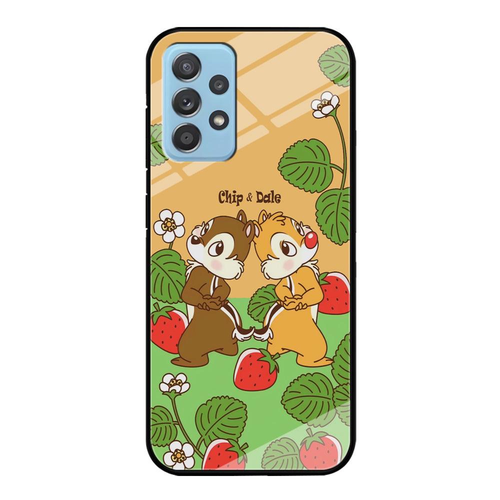 Chip N Dale Strawberry Field Samsung Galaxy A52 Case-Oxvistore