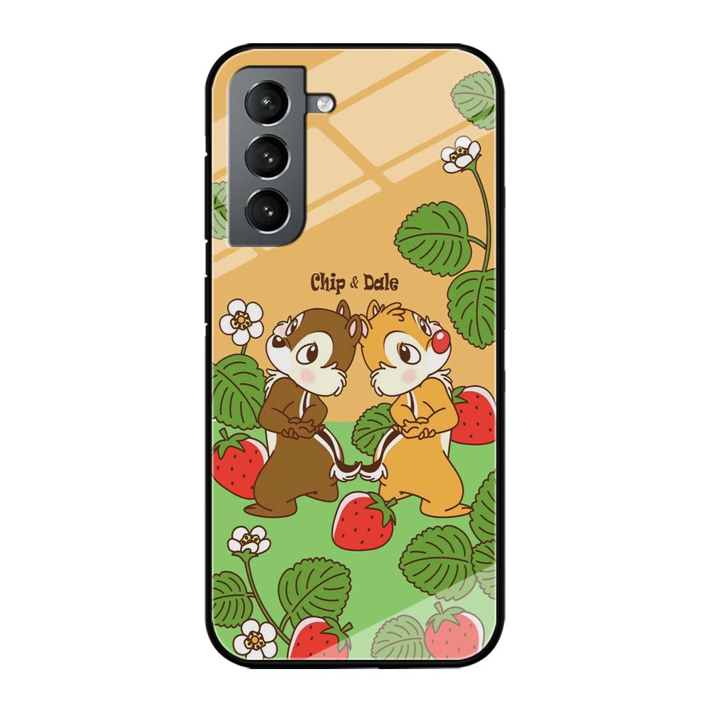 Chip N Dale Strawberry Field Samsung Galaxy S21 Case-Oxvistore