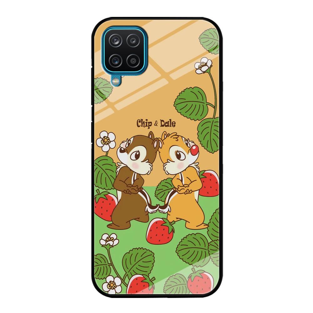 Chip N Dale Strawberry Field Samsung Galaxy A12 Case-Oxvistore