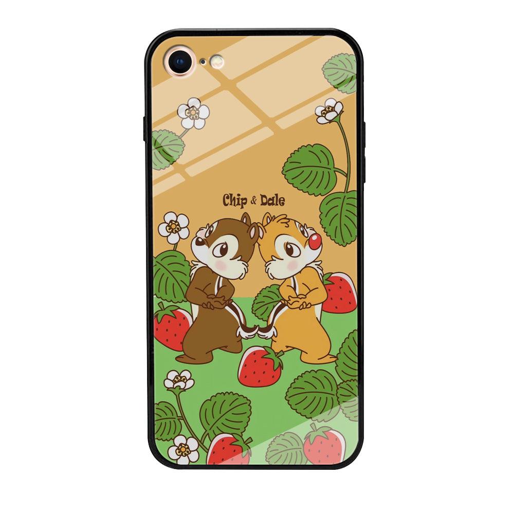 Chip N Dale Strawberry Field iPhone 8 Case-Oxvistore