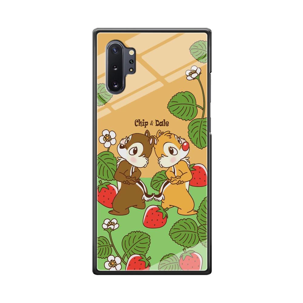 Chip N Dale Strawberry Field Samsung Galaxy Note 10 Plus Case-Oxvistore