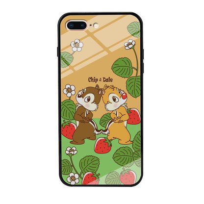 Chip N Dale Strawberry Field iPhone 8 Plus Case-Oxvistore