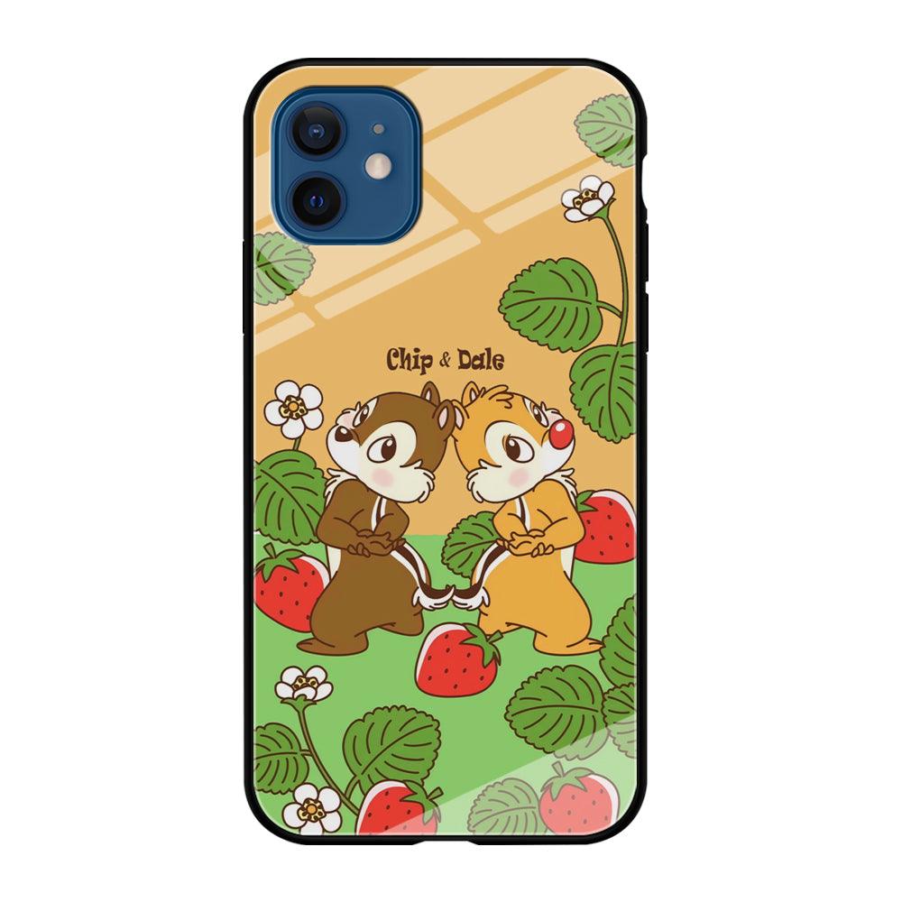 Chip N Dale Strawberry Field iPhone 12 Case-Oxvistore