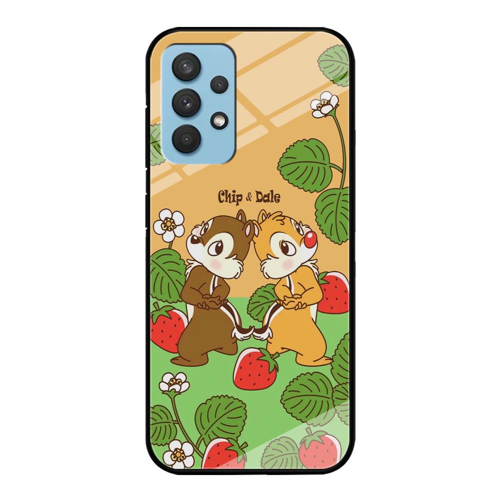 Chip N Dale Strawberry Field Samsung Galaxy A32 Case-Oxvistore