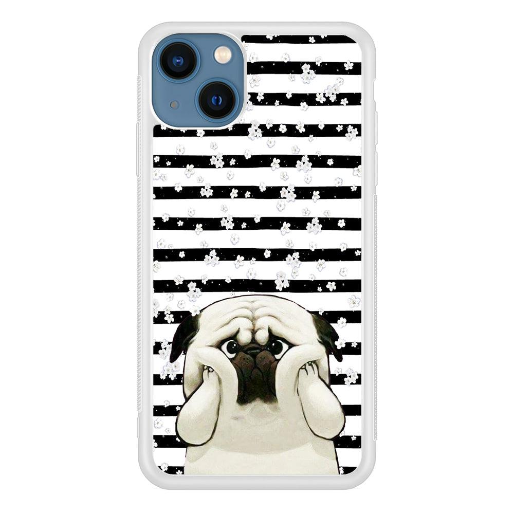 Chubby Face Pug iPhone 13 Case-Oxvistore