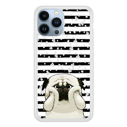 Chubby Face Pug iPhone 13 Pro Case-Oxvistore