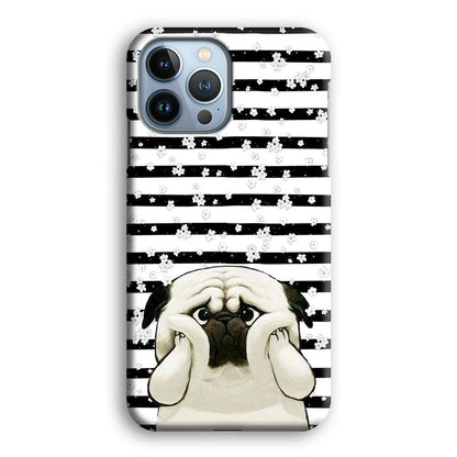 Chubby Face Pug iPhone 13 Pro Case-Oxvistore