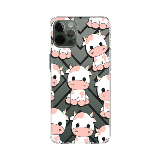 Chubby Little Cow Looking Plainly Clear Soft Case