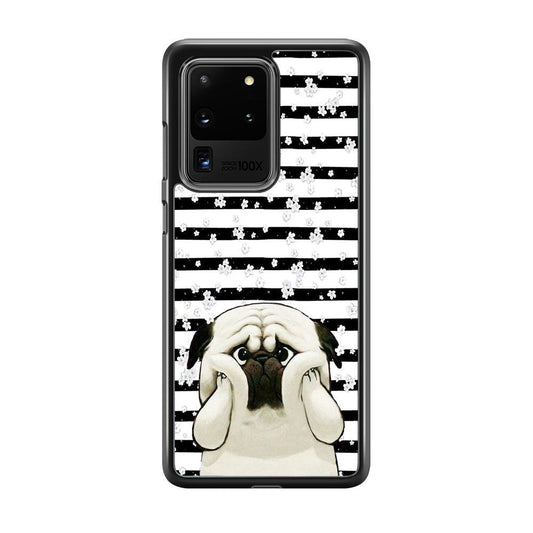 Chubby Face Pug Samsung Galaxy S20 Ultra Case-Oxvistore