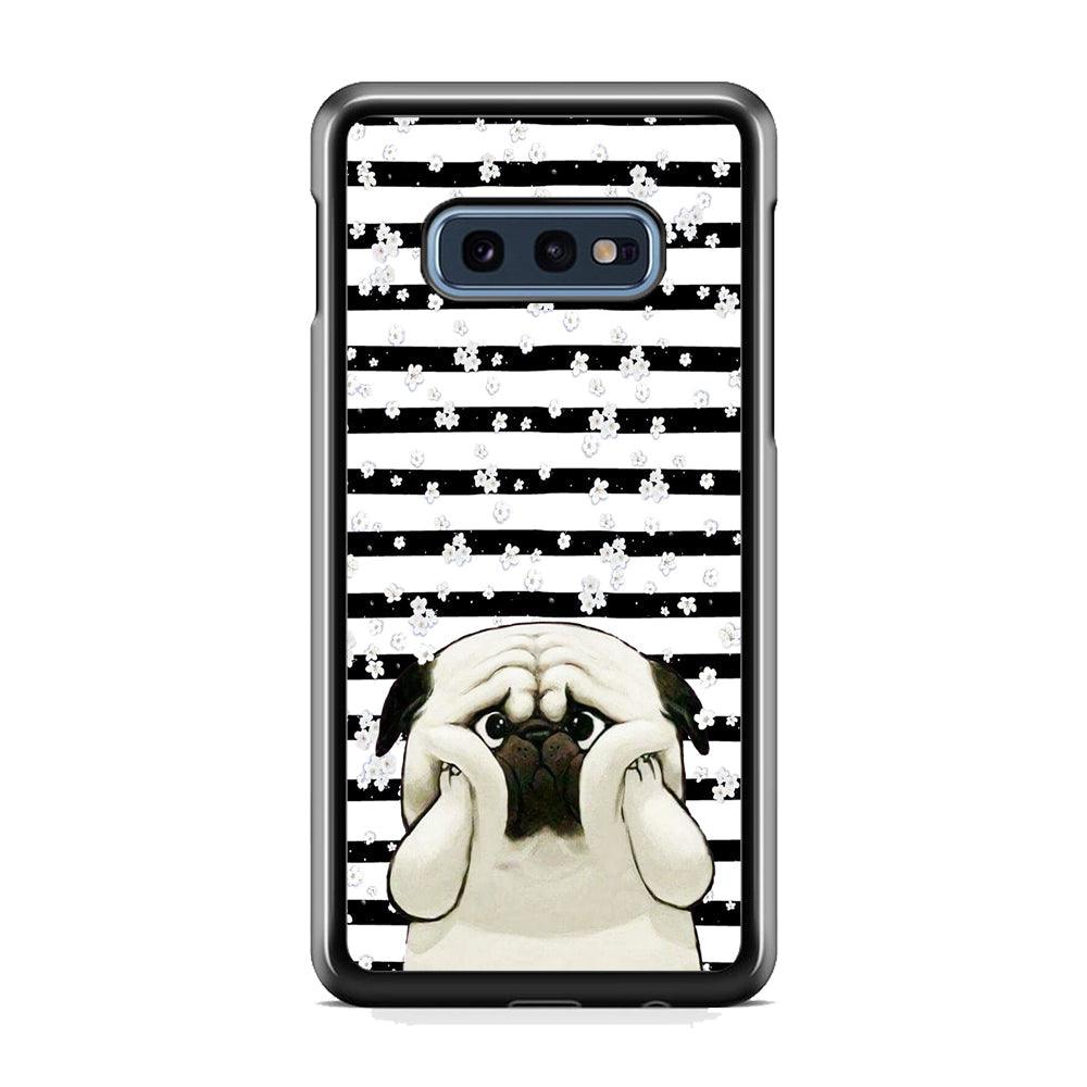 Chubby Face Pug Samsung Galaxy S10E Case-Oxvistore