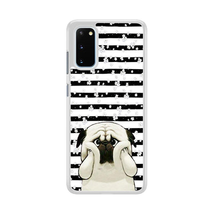 Chubby Face Pug Samsung Galaxy S20 Case-Oxvistore