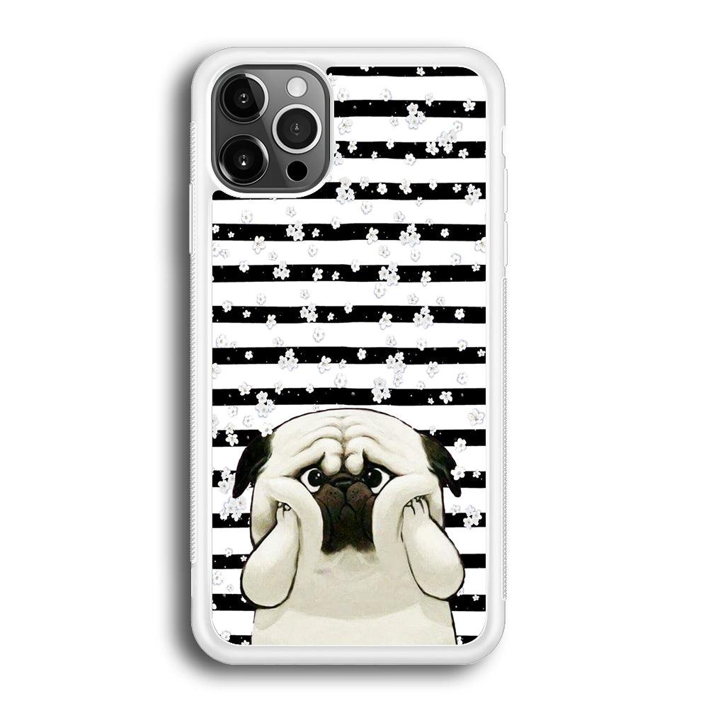 Chubby Face Pug iPhone 12 Pro Case-Oxvistore