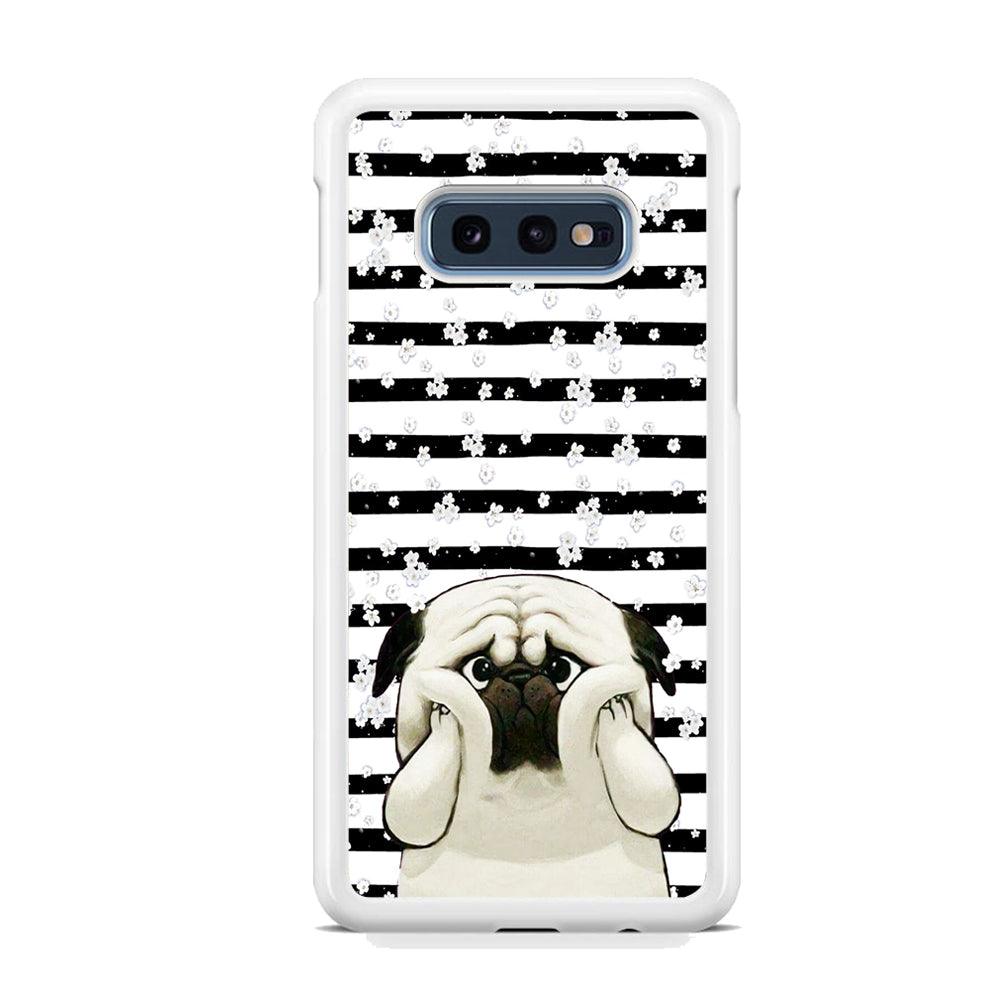 Chubby Face Pug Samsung Galaxy S10E Case-Oxvistore