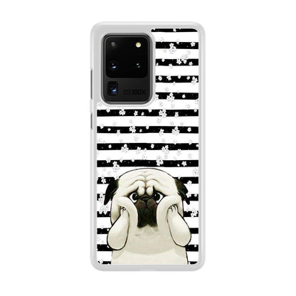 Chubby Face Pug Samsung Galaxy S20 Ultra Case-Oxvistore