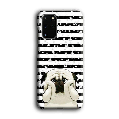 Chubby Face Pug Samsung Galaxy S20 Plus Case-Oxvistore