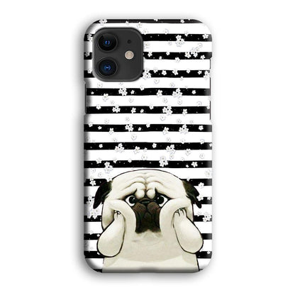 Chubby Face Pug iPhone 12 Case-Oxvistore