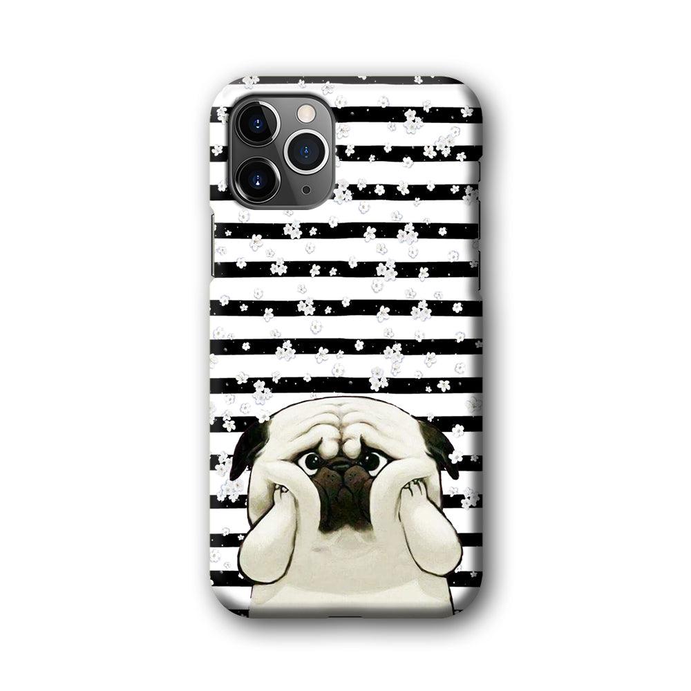 Chubby Face Pug iPhone 11 Pro Max Case-Oxvistore