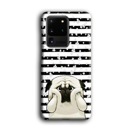 Chubby Face Pug Samsung Galaxy S20 Ultra Case-Oxvistore